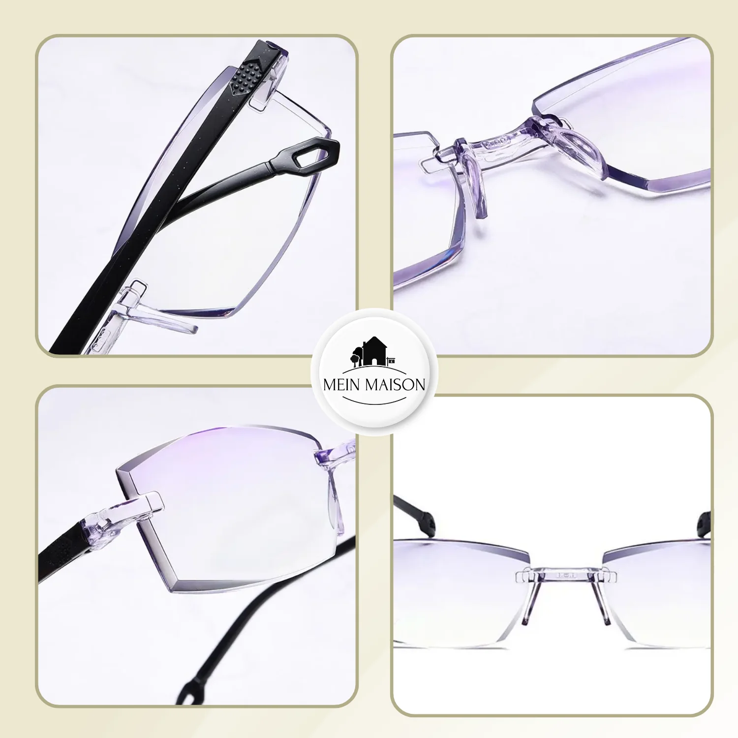 Progressive Glasses | Ultra-Light Frame | Blue Light & UV Protection - Image 9