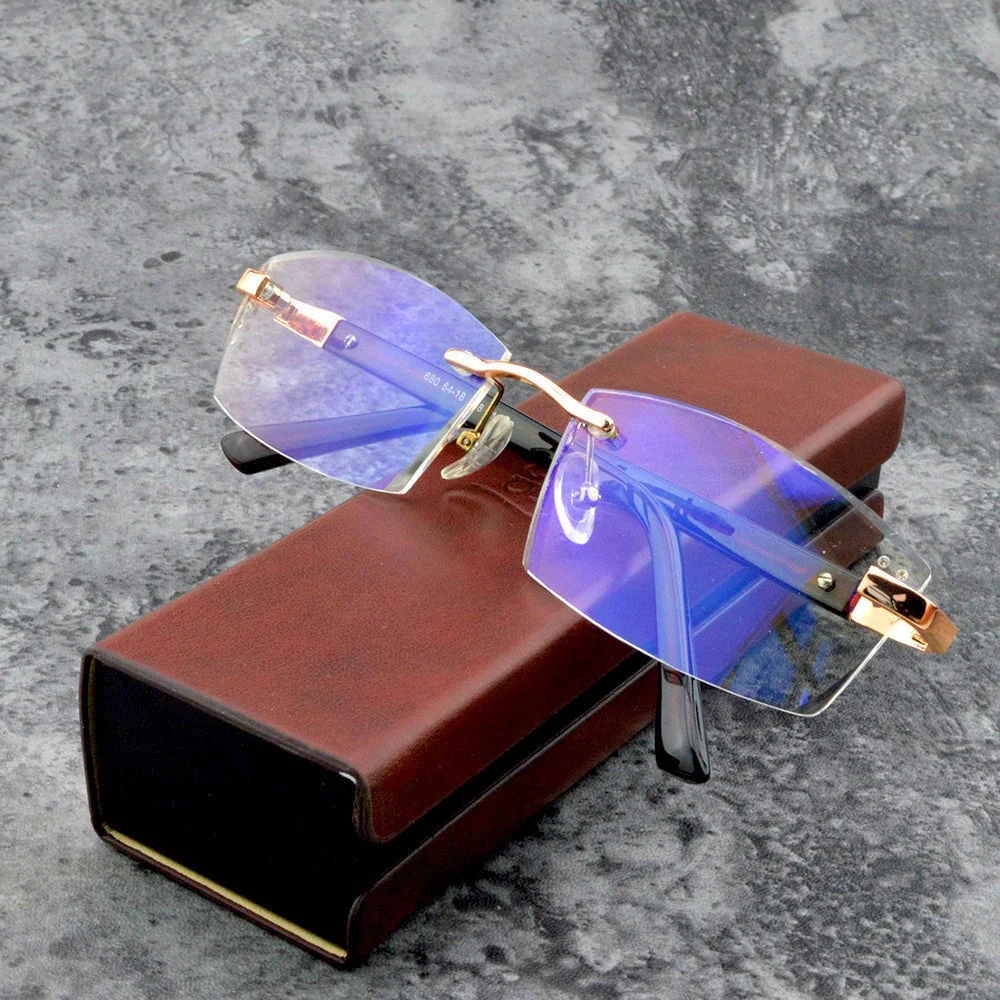 Progressive Reading Glasses | Ultra-Light Titanium Frame | Blue Light Filter & UV Protection - Image 5
