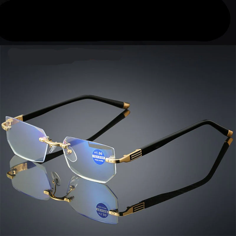 Progressive Reading Glasses | Ultra-Light Titanium Frame | Blue Light Filter & UV Protection - Image 6
