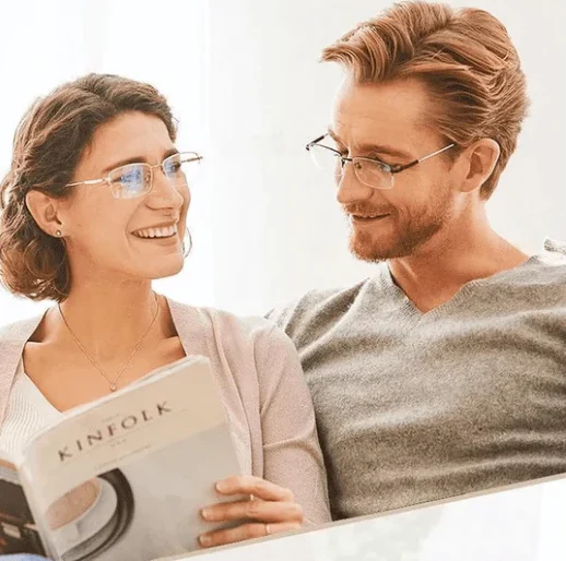 Progressive Reading Glasses | Ultra-Light Titanium Frame | Blue Light Filter & UV Protection - Image 8