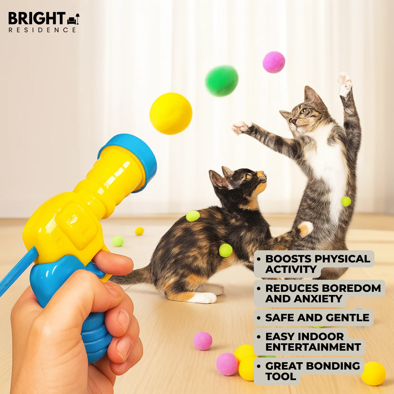 PurrShot - Play & exercise for curious cats (1 set) - Image 2