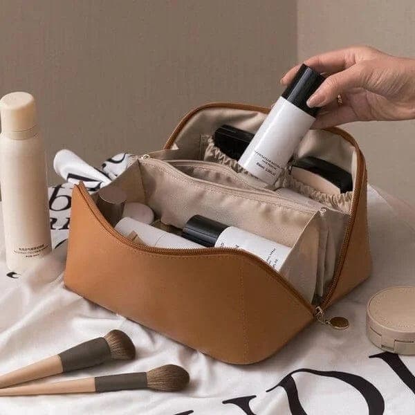Reisetaschen für Make-up | Weitöffnung Design | Wasserdichtes Oxford-Gewebe & Verstellbare Trennwände - Image 3