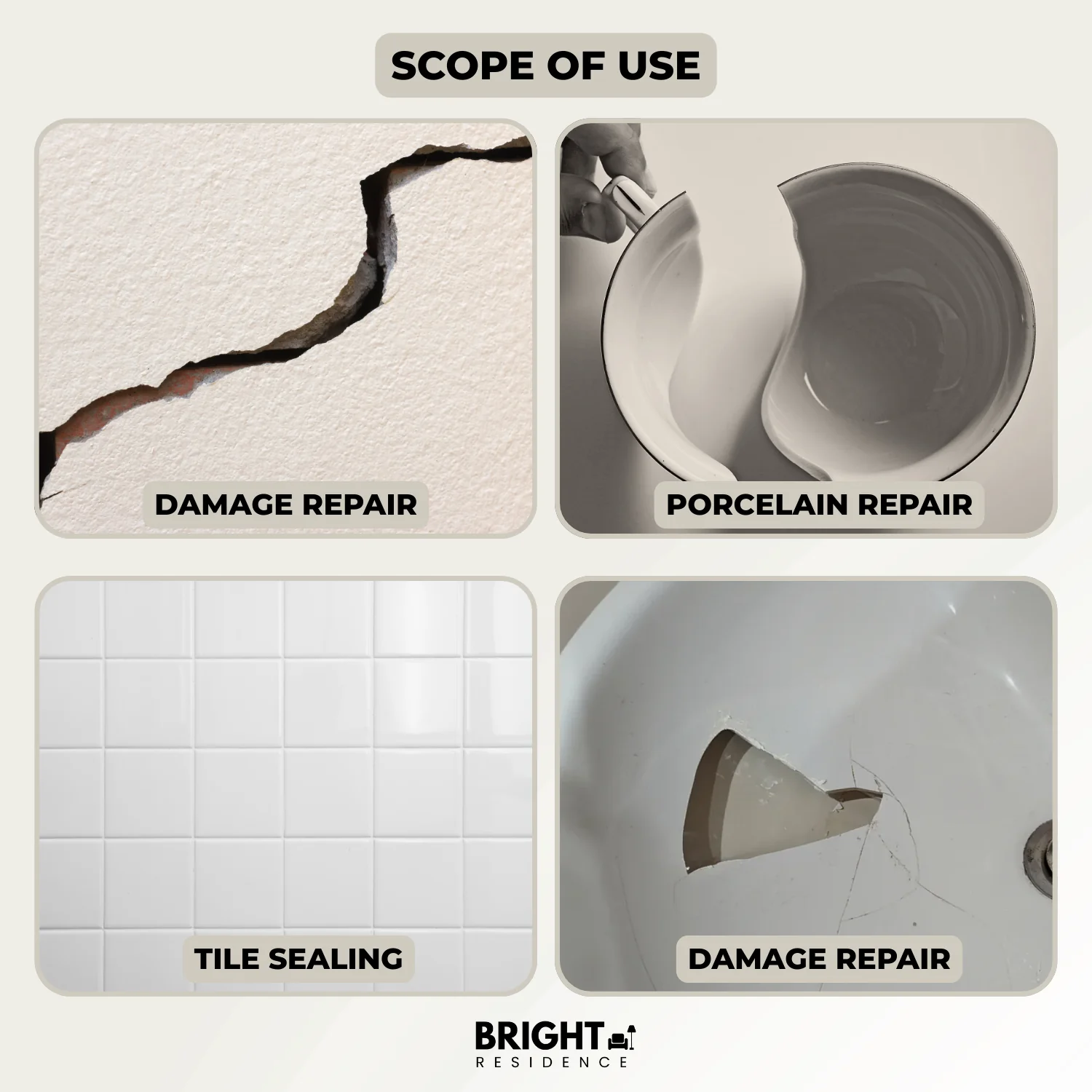 1+1 FREE | ReparaFix – Makes damaged tiles look like new in minutes - Image 3