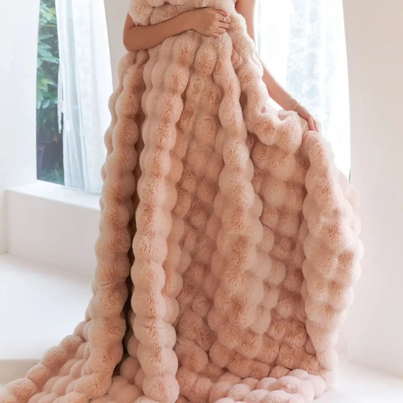 Reversible Blanket | Plush & Smooth Double-Sided | Polyester Fleece | Year-Round Warmth - Image 8