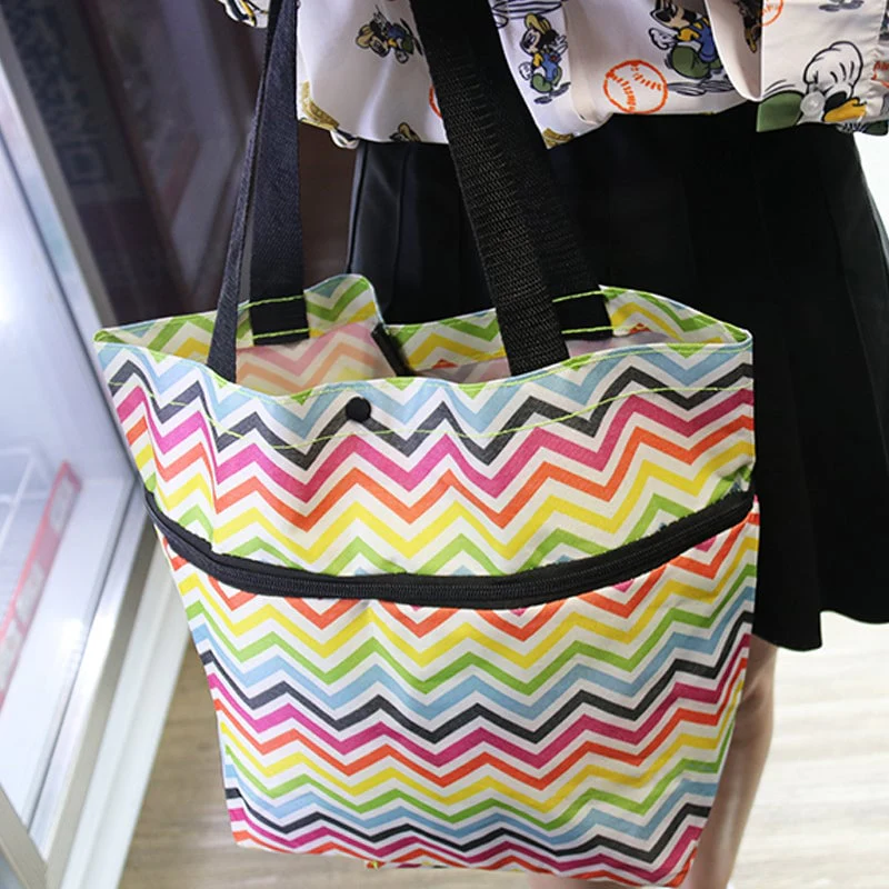 Rolling Shopping Bag | Expandable & Rollable | Water-Resistant Oxford Fabric | Wheels & Foldable - Image 2
