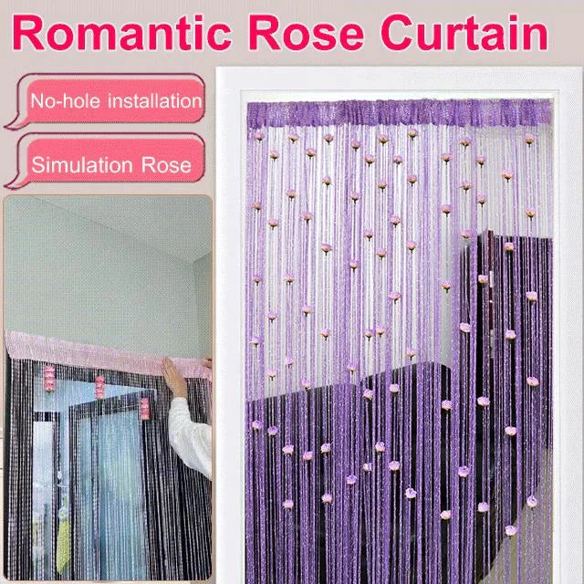 RoseVail - Transform Rooms with Elegant Curtains for Privacy and Easy Installation - Image 4