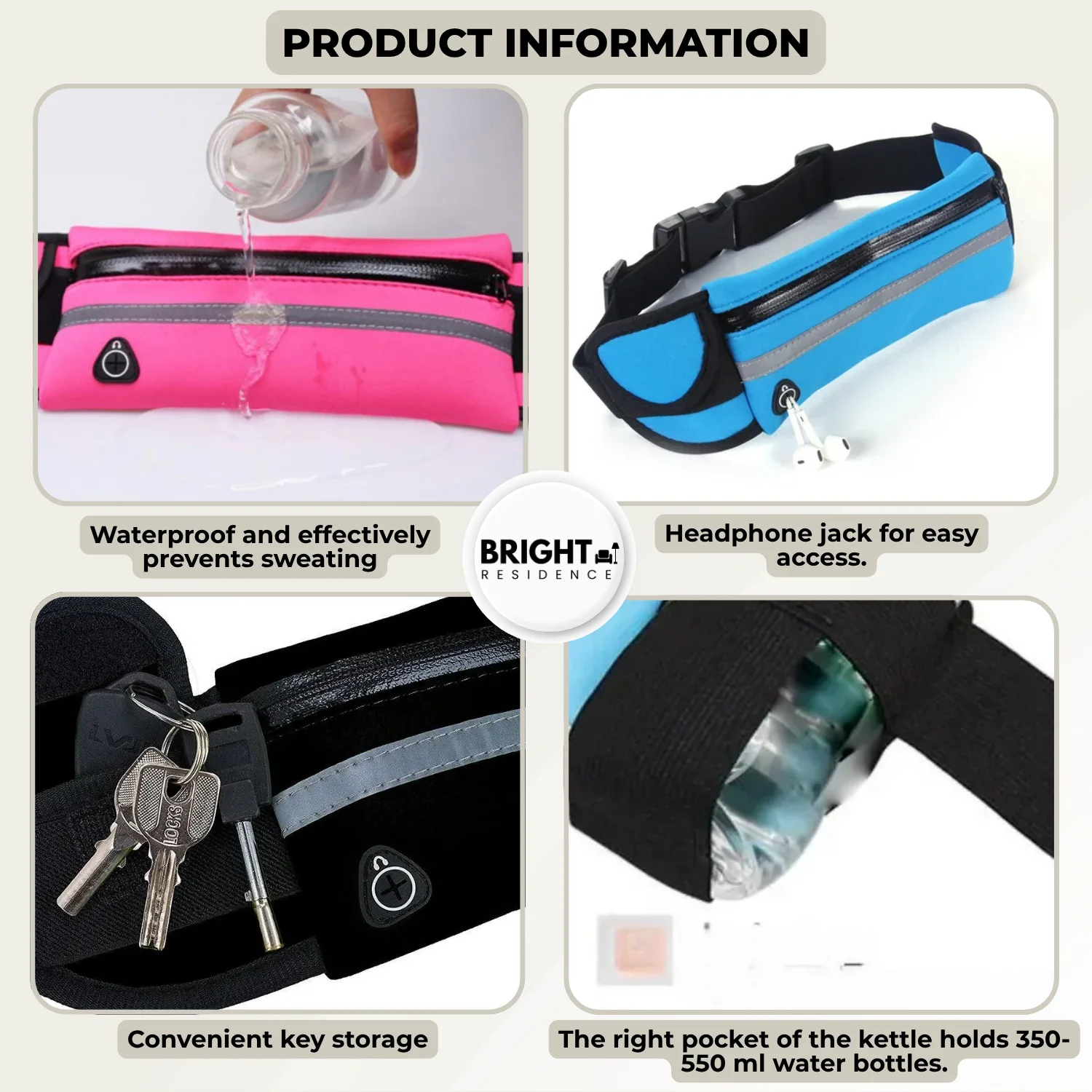 1+1 FREE | RunMate - The perfect belt bag for sports, travel & everyday life - Image 2