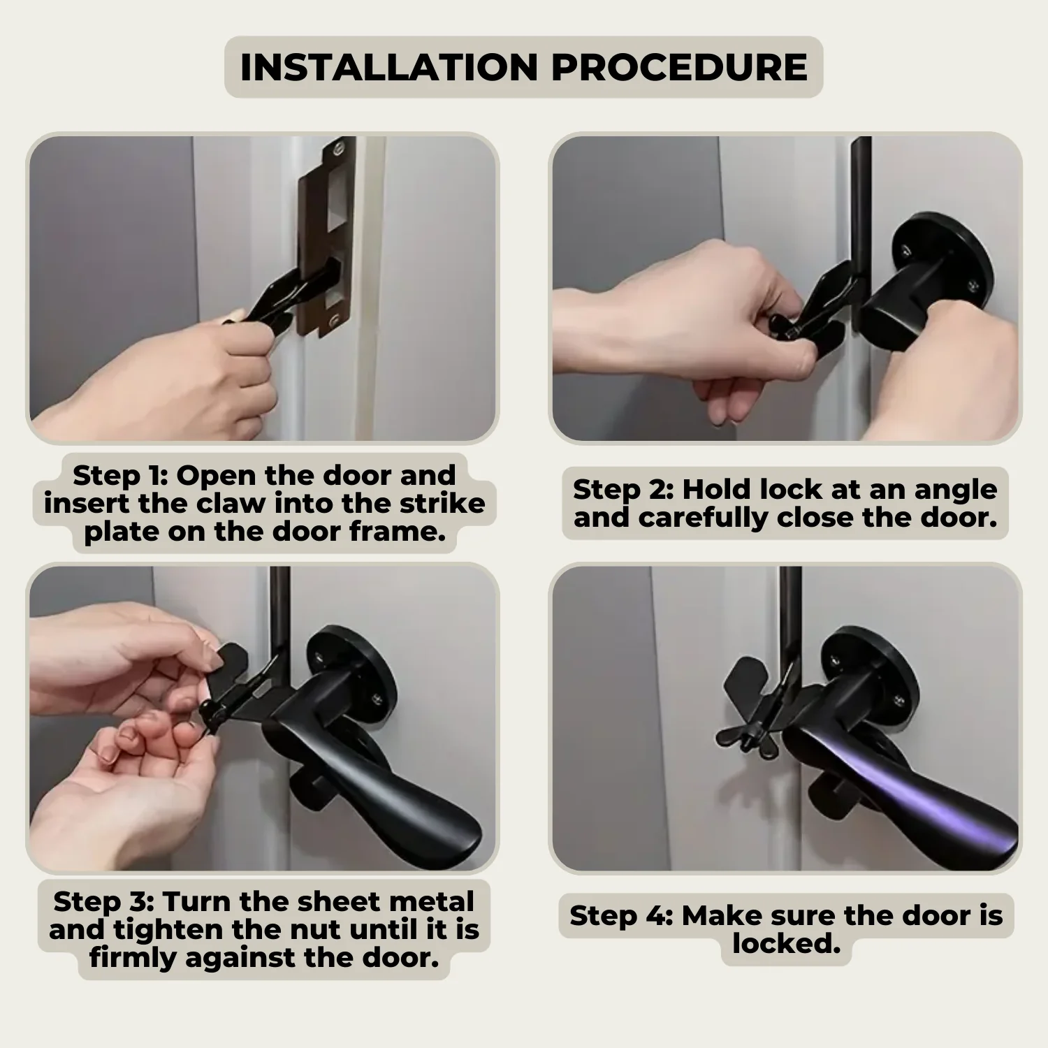 SafeStay – Your portable door lock for on the go! - Image 2