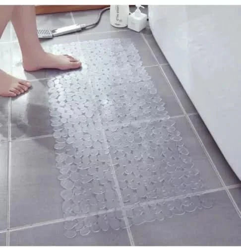 Shower & Bath Mat | Anti-Slip Textured Surface | Drainage Holes & Quick-Drying | Safer Bathing - Image 9