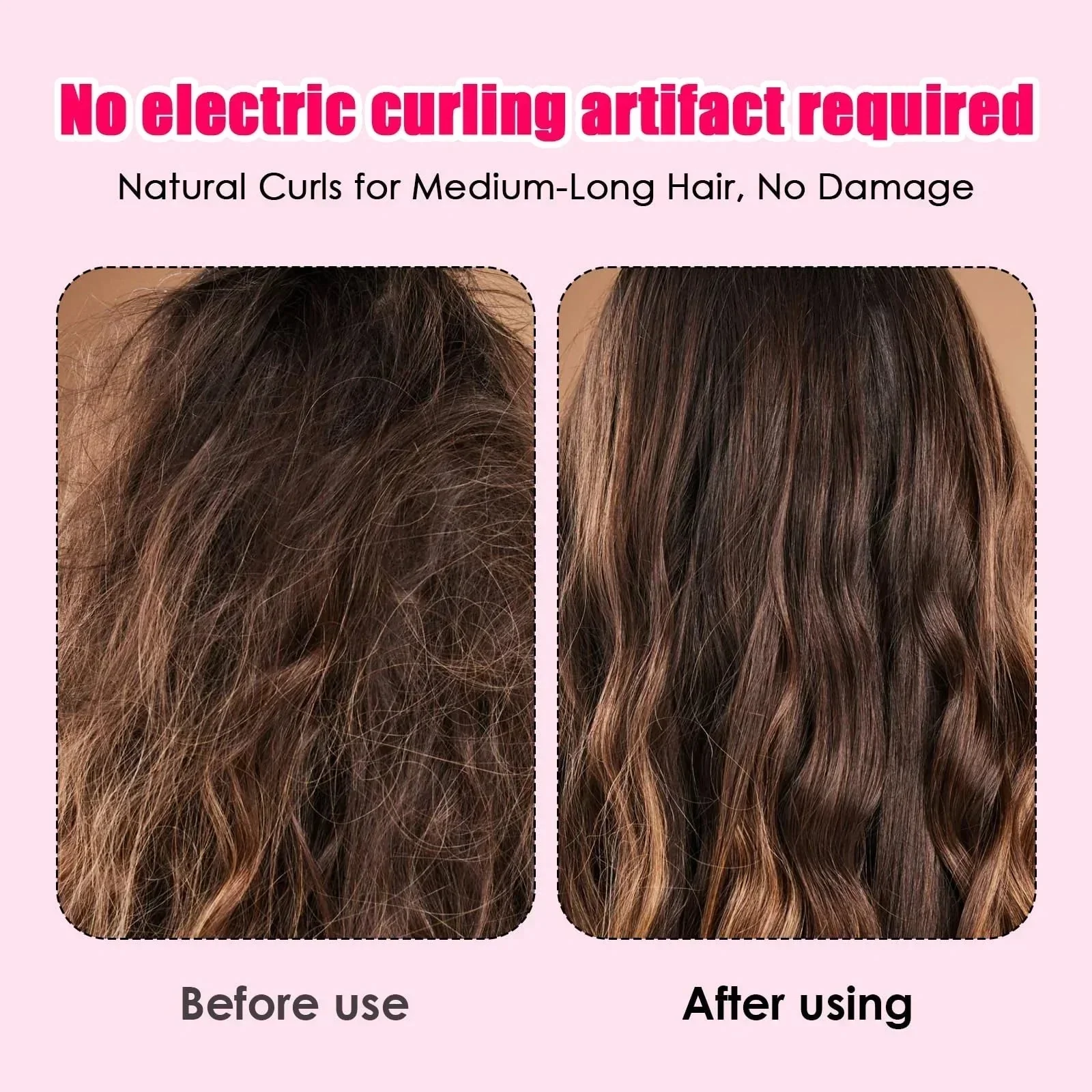SilkyCurl - Effortless, Heat-Free Curls That Protect Hair Health - Image 5