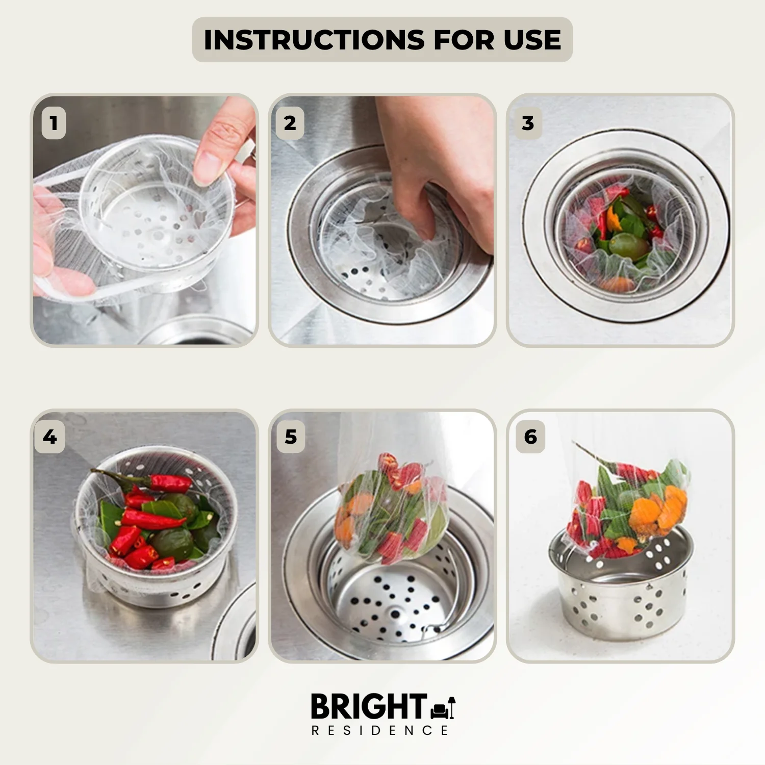 50+50 FREE | SinkSafe – The Ultimate Drain Protector for a Clean, Hassle-Free Sink - Image 6
