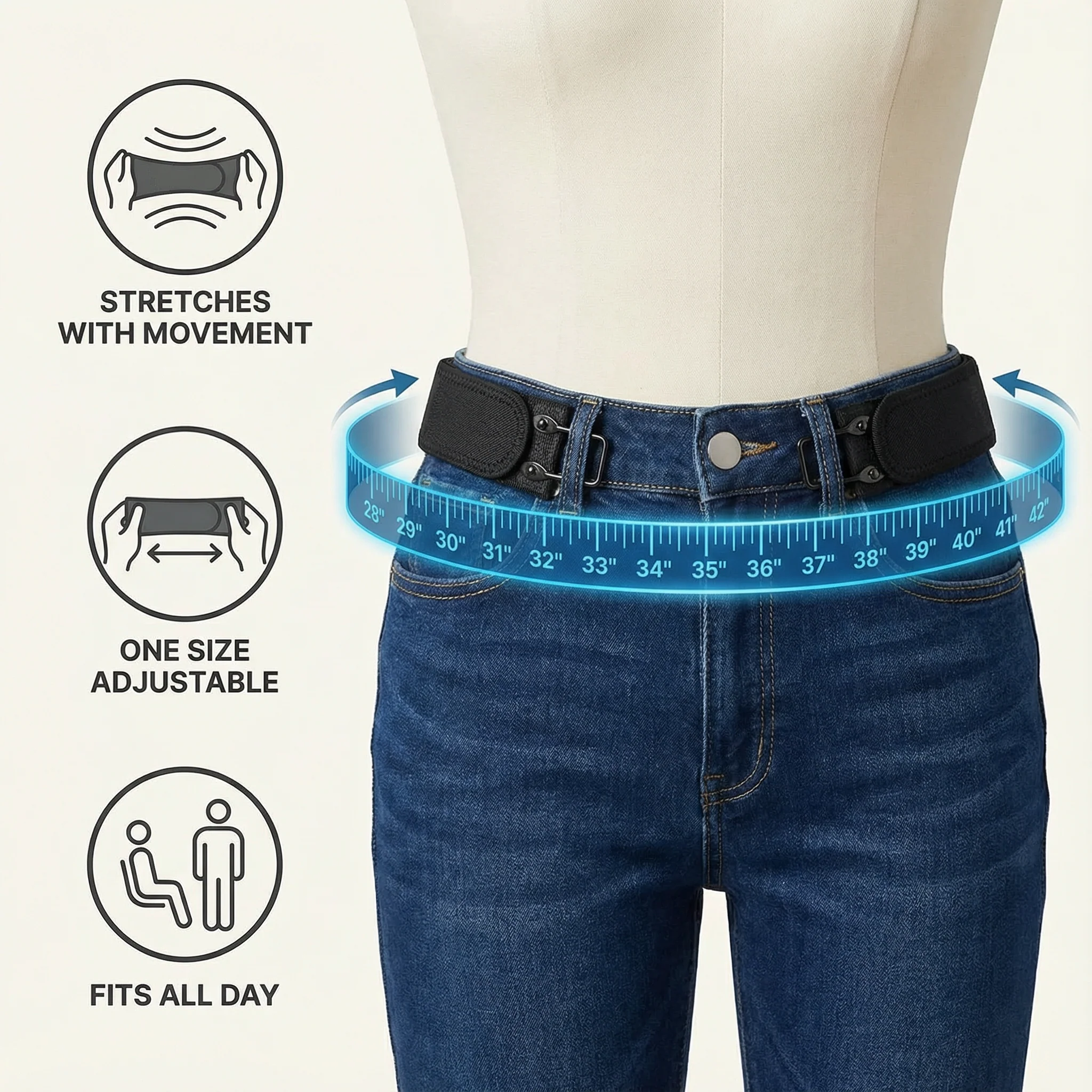 SleekBelt – Smooth Waist Comfort Without Bulky Buckles