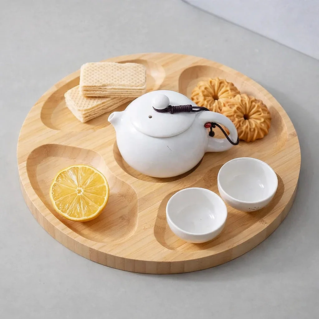 SnackSculpt - Store Snacks Neatly and Separately in Stylish Bamboo Design - Image 4