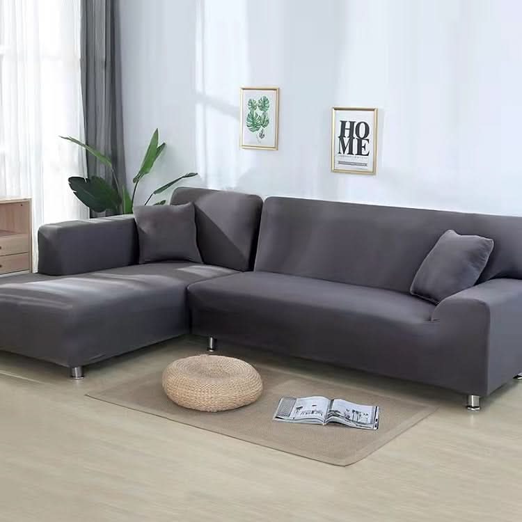Sofa Cover | Elastic Stretch Fit | Polyester Blend & Non-Slip | Easy Care