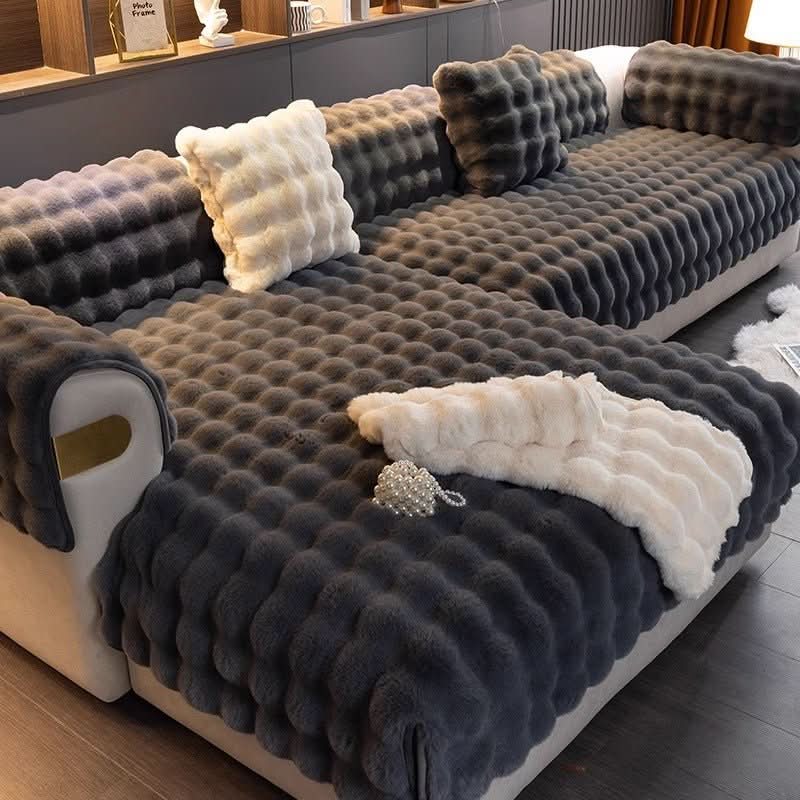 Sofa Cover for Pets & Families | Non-Slip Elegant Design | Machine Washable & Durable Fabric - Image 2