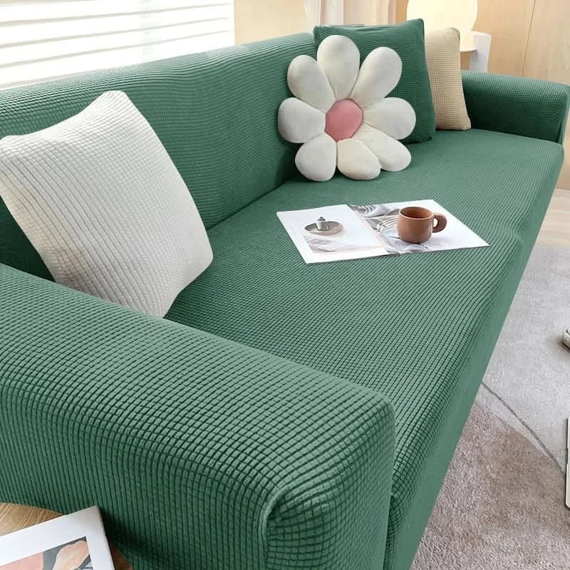 Sofa Cover for Pets & Family | Soft Jacquard Design | Machine Washable & Breathable - Image 14