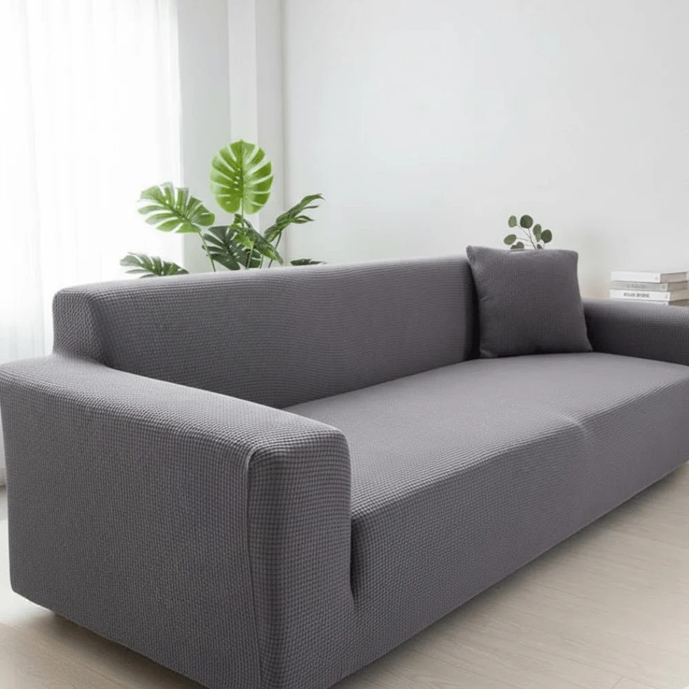 Sofa Cover for Pets & Family | Soft Jacquard Design | Machine Washable & Breathable - Image 2