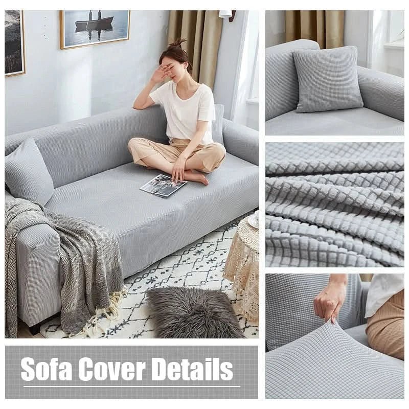 Sofa Cover for Pets & Family | Soft Jacquard Design | Machine Washable & Breathable - Image 6