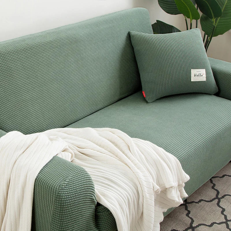 Sofa Cover | Stretch Jacquard Design | Polyester Blend, Fits 1–5 Seaters & L-Shape