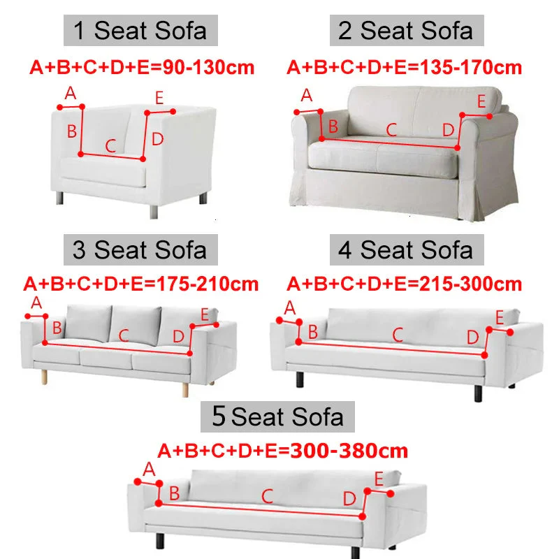 Sofa Cover | Stretch Jacquard Design | Polyester Blend, Fits 1–5 Seaters & L-Shape - Image 3
