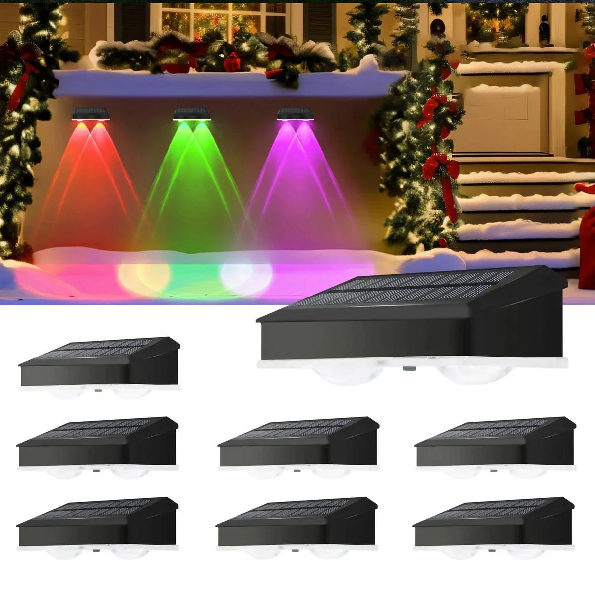 Solar Outdoor Wall Light | Ultra-Bright Color-Changing | Weatherproof - Image 11