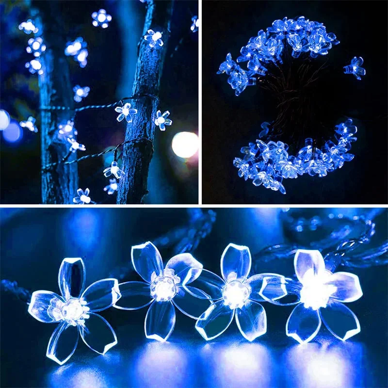 Solar String Lights | Solar Powered & Weatherproof | Up to 100 LEDs | Multiple Modes & Dusk Sensor - Image 5