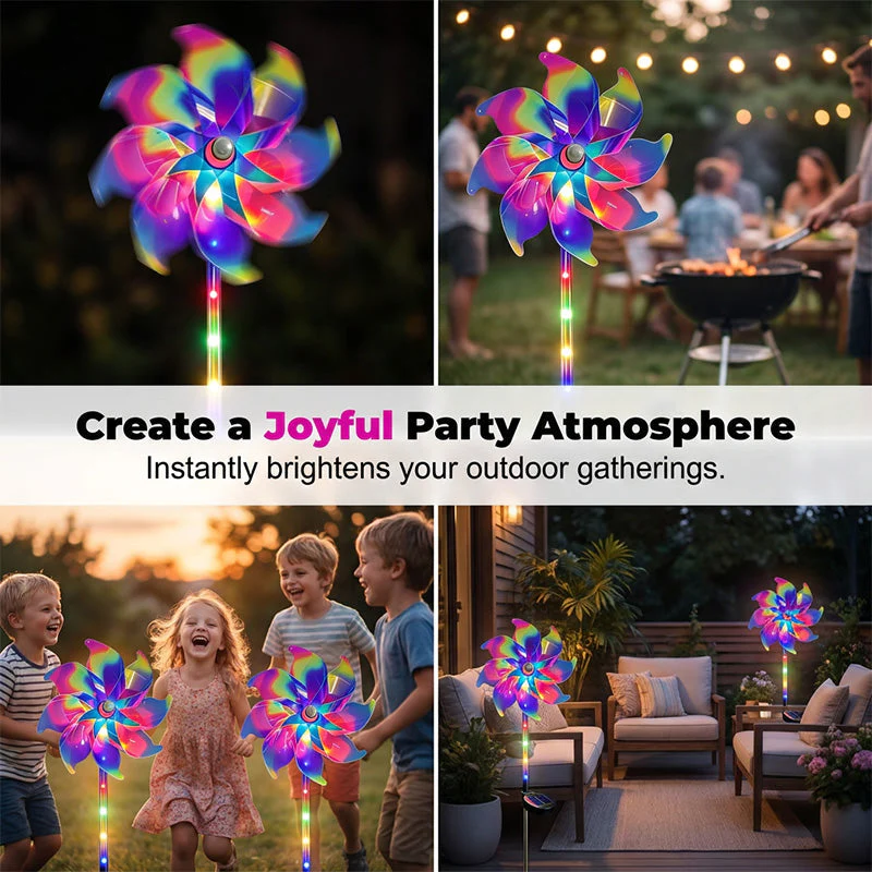 SolaWindmill - Magical Colorful Garden Light Without Additional Costs - Image 8