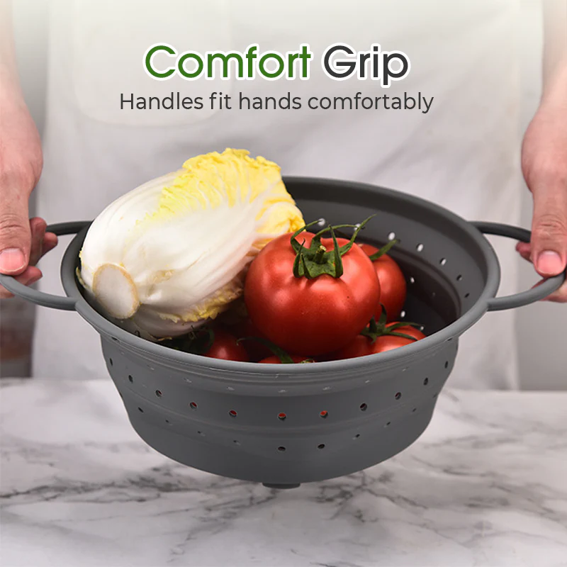 SolidDrain - Foldable Silicone Basket for Fast, Space-Saving Drainage - Image 6