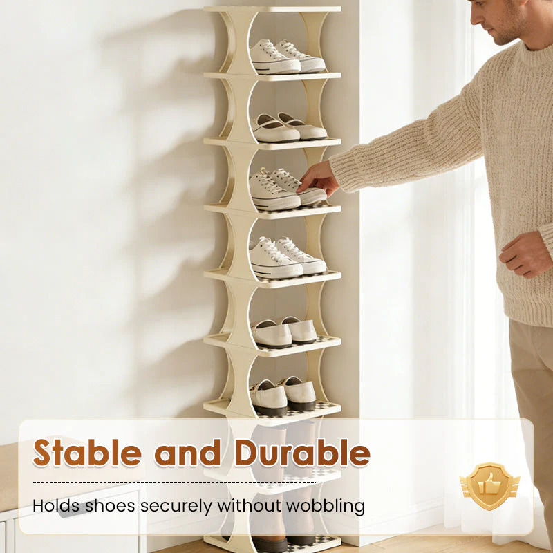 SpaceDrip – Instantly Clear Floors with Stackable Vertical Shoe Rack - Image 7