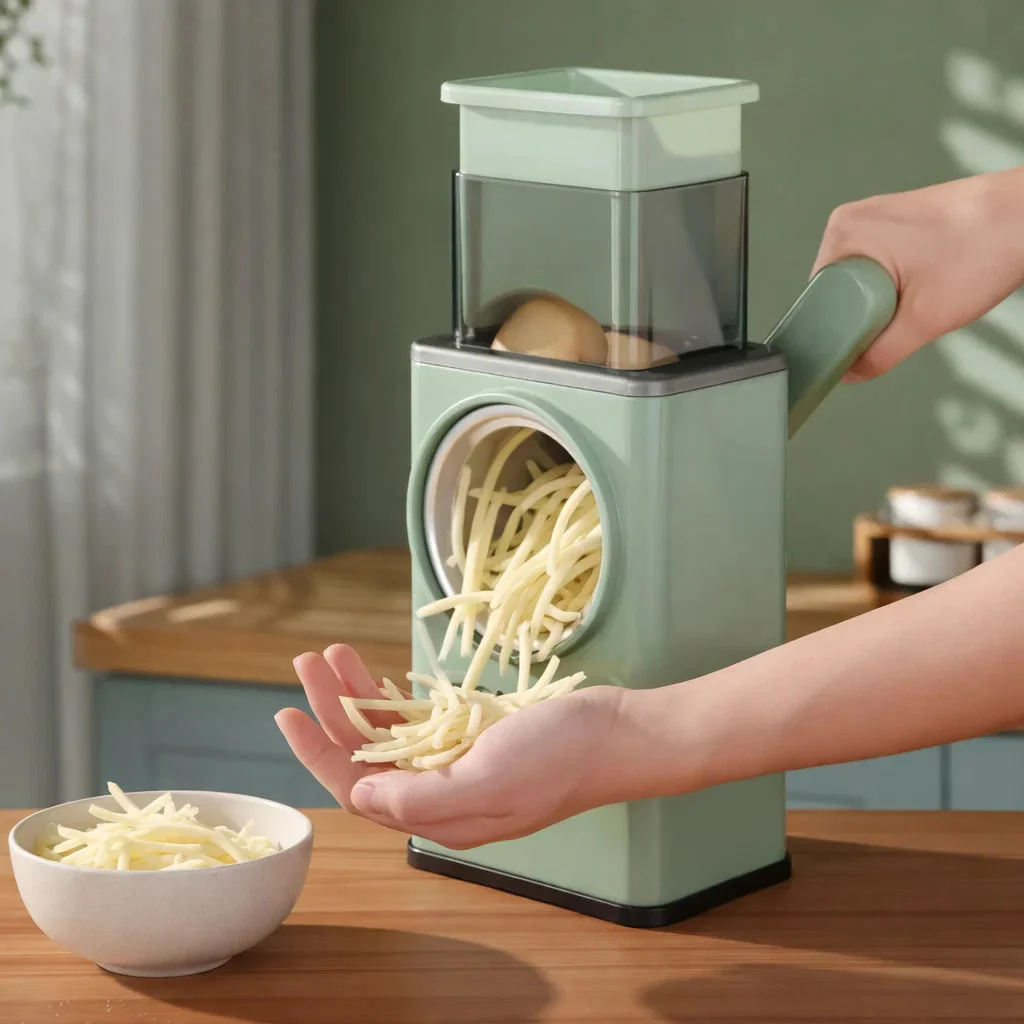SpinShredder – Effortless, Always Perfectly Even Cuts