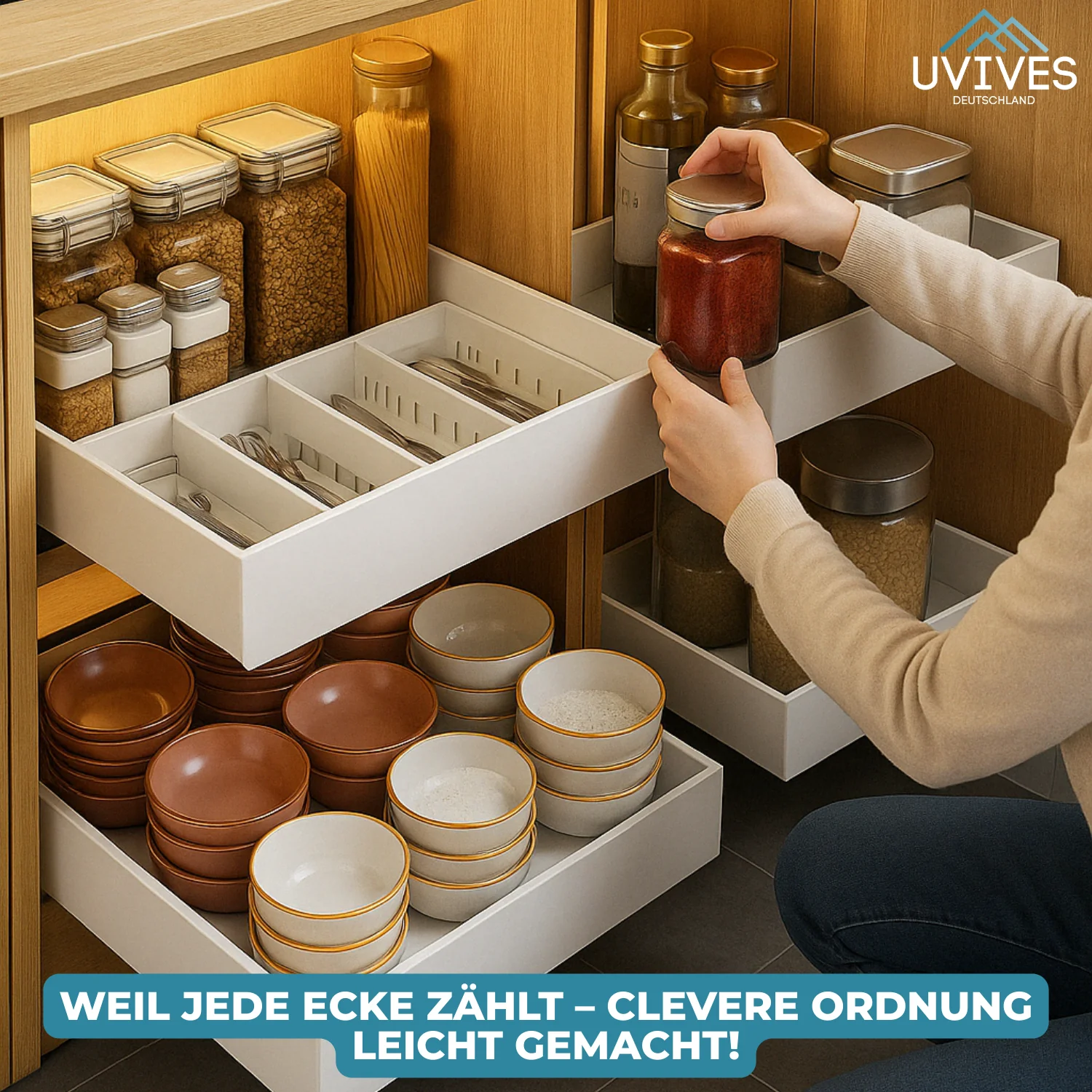 StackEase – The Clever Kitchen Cabinet Organizer! - Image 2