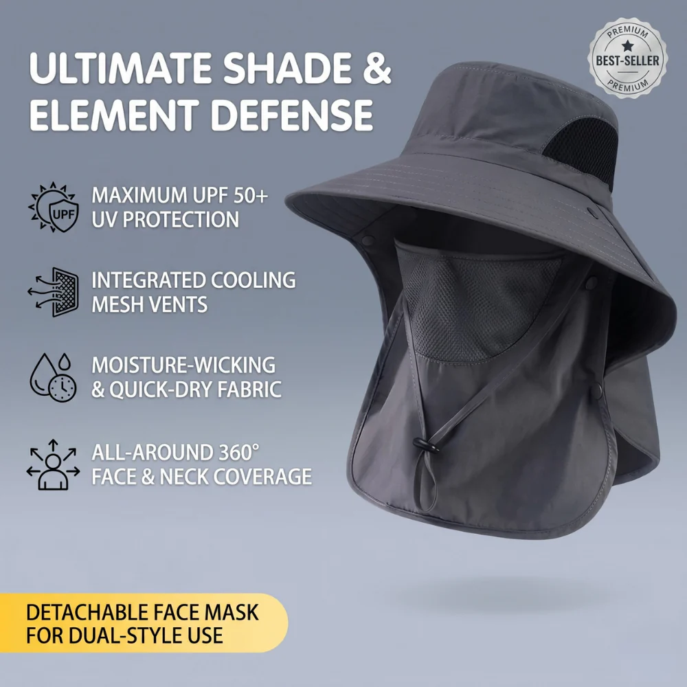 SunFree – Ultimate Sun Protection with Neck Guard and Comfort - Image 3