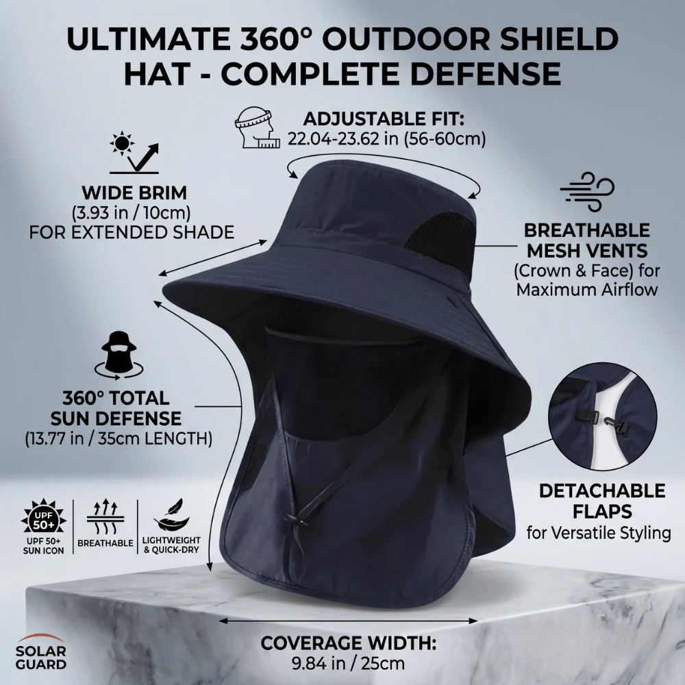 SunFree – Ultimate Sun Protection with Neck Guard and Comfort - Image 4