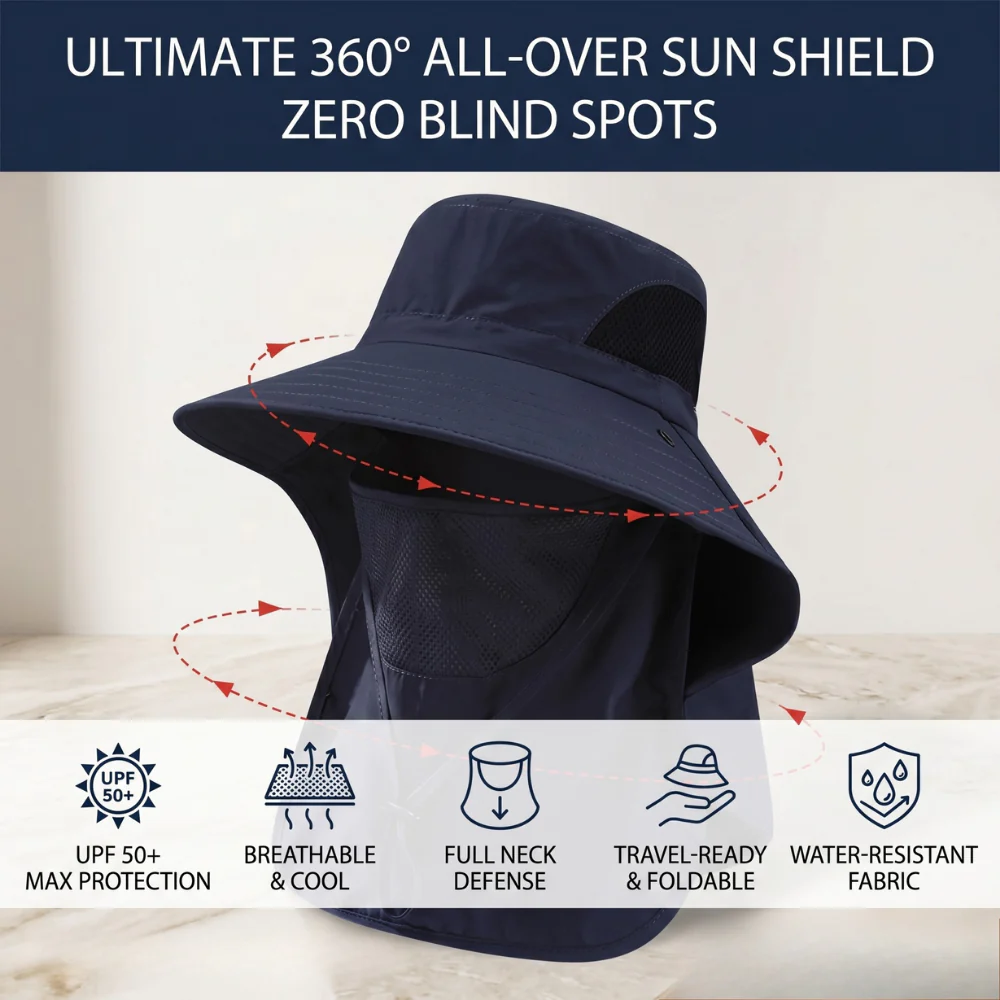 SunFree – Ultimate Sun Protection with Neck Guard and Comfort - Image 5