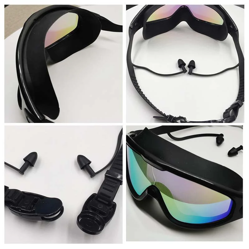 Swimming Goggles | 180° Wide-Angle Vision | Anti-Fog & UV Protection | Hypoallergenic Silicone Fit - Image 3