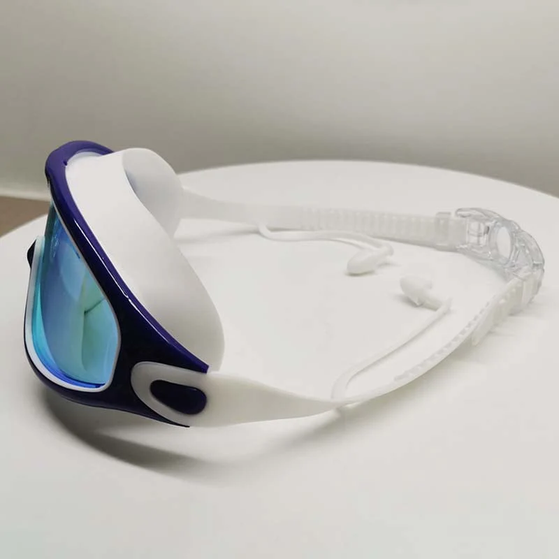 Swimming Goggles | 180° Wide-Angle Vision | Anti-Fog & UV Protection | Hypoallergenic Silicone Fit - Image 4