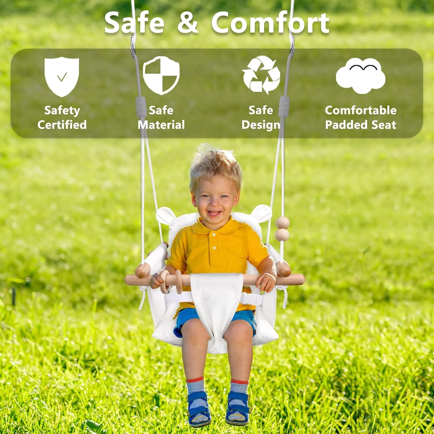 SwingSafely – Safe, Durable Swing Fun for Endless Children's Enjoyment Indoors and Outdoors - Image 3