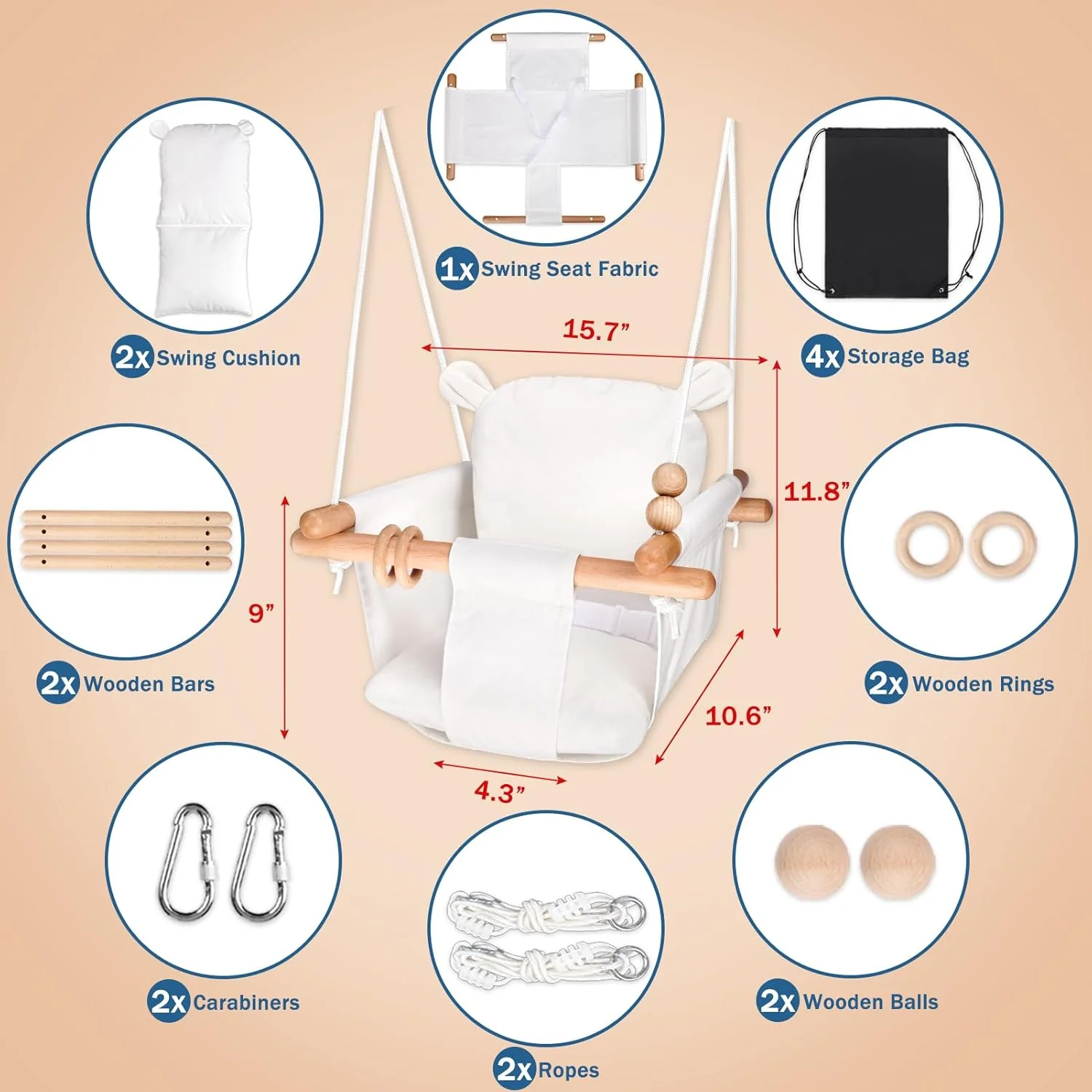SwingSafely – Safe, Durable Swing Fun for Endless Children's Enjoyment Indoors and Outdoors - Image 7
