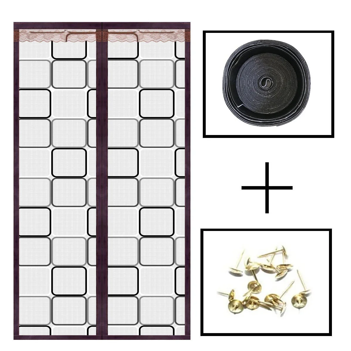 Thermal Door Curtain | Automatic Magnetic Closure | Multilayer Insulated Polyester | Energy Efficient - Image 8