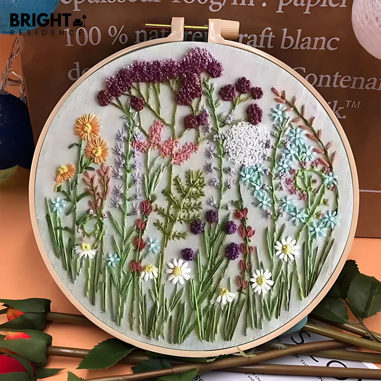 1+1 FREE | ThreadBloom – Beautiful Floral Embroidery Kit for Beginners - Image 10