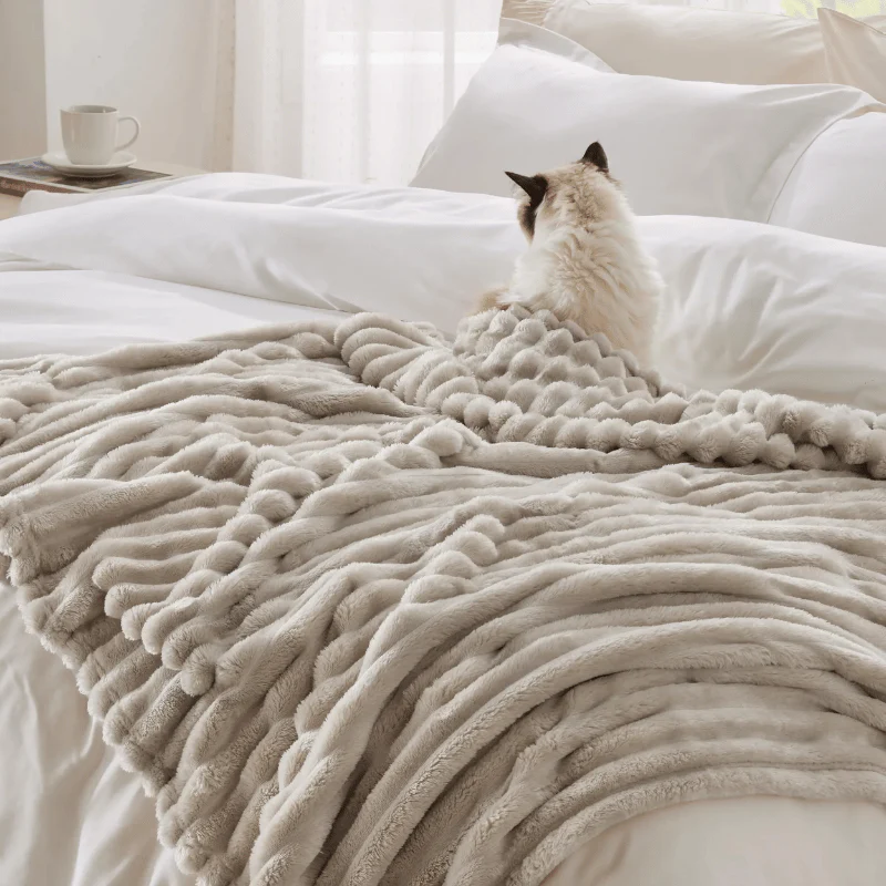 Throw Blanket | Extra Soft Plush Fleece | Lightweight & Breathable | Easy Care - Image 2