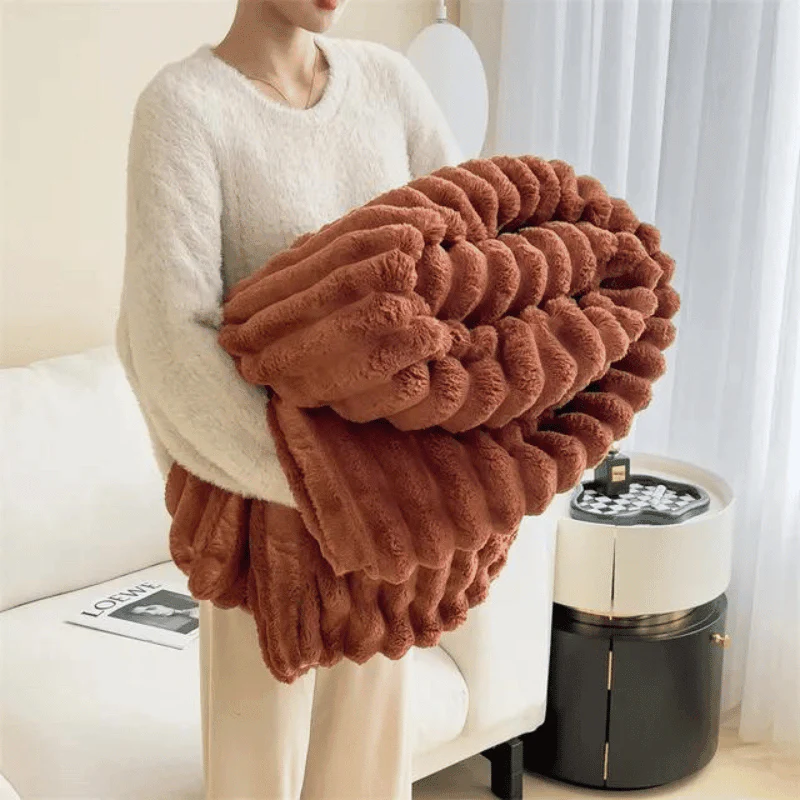 Throw Blanket | Extra Soft Plush Fleece | Lightweight & Breathable | Easy Care - Image 9