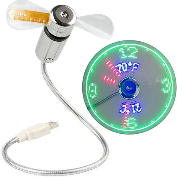 TimeCool – The Ultimate USB Fan with Clock and Temperature Display - Image 3