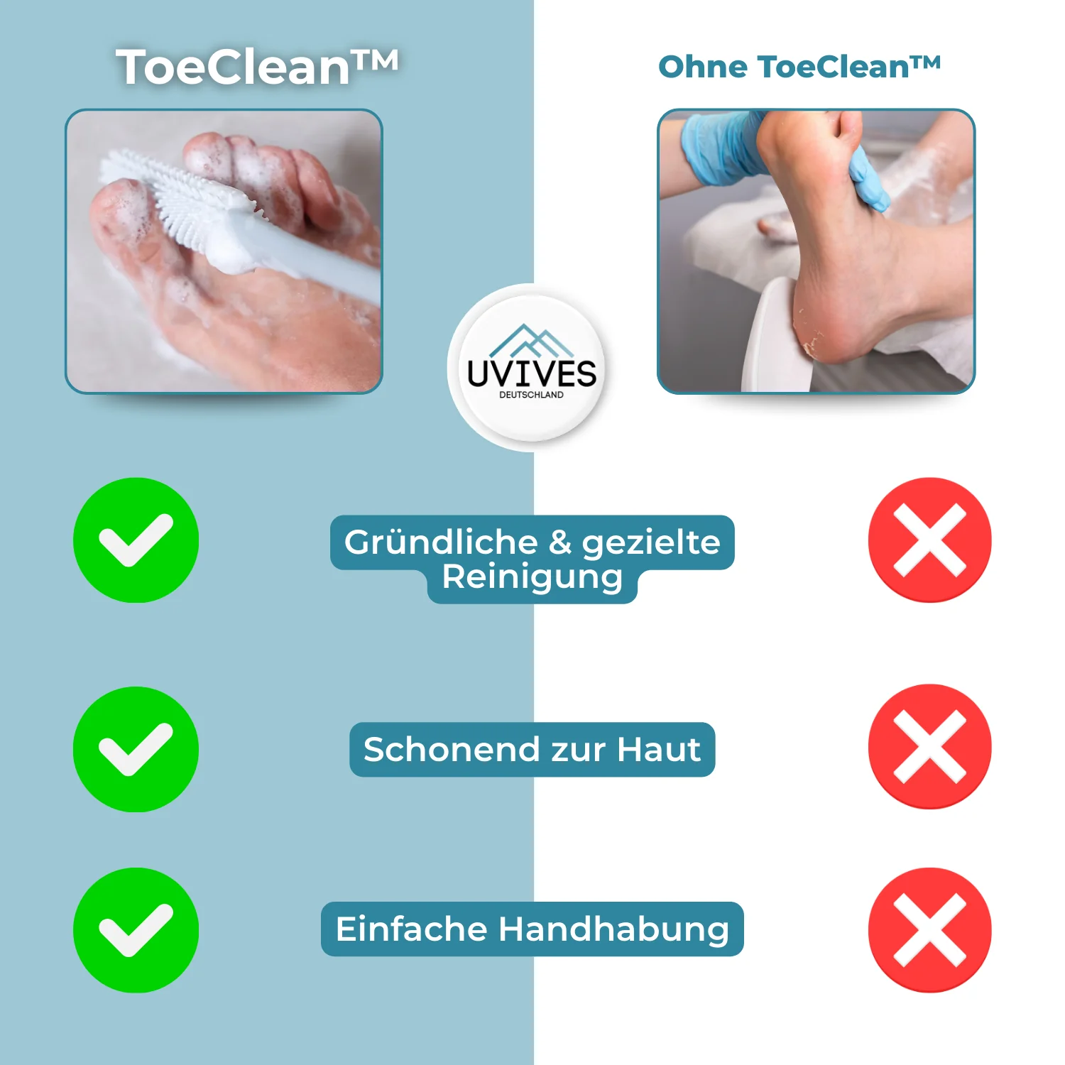 ToeClean - Gentle & effective cleaning between the toes - Image 9
