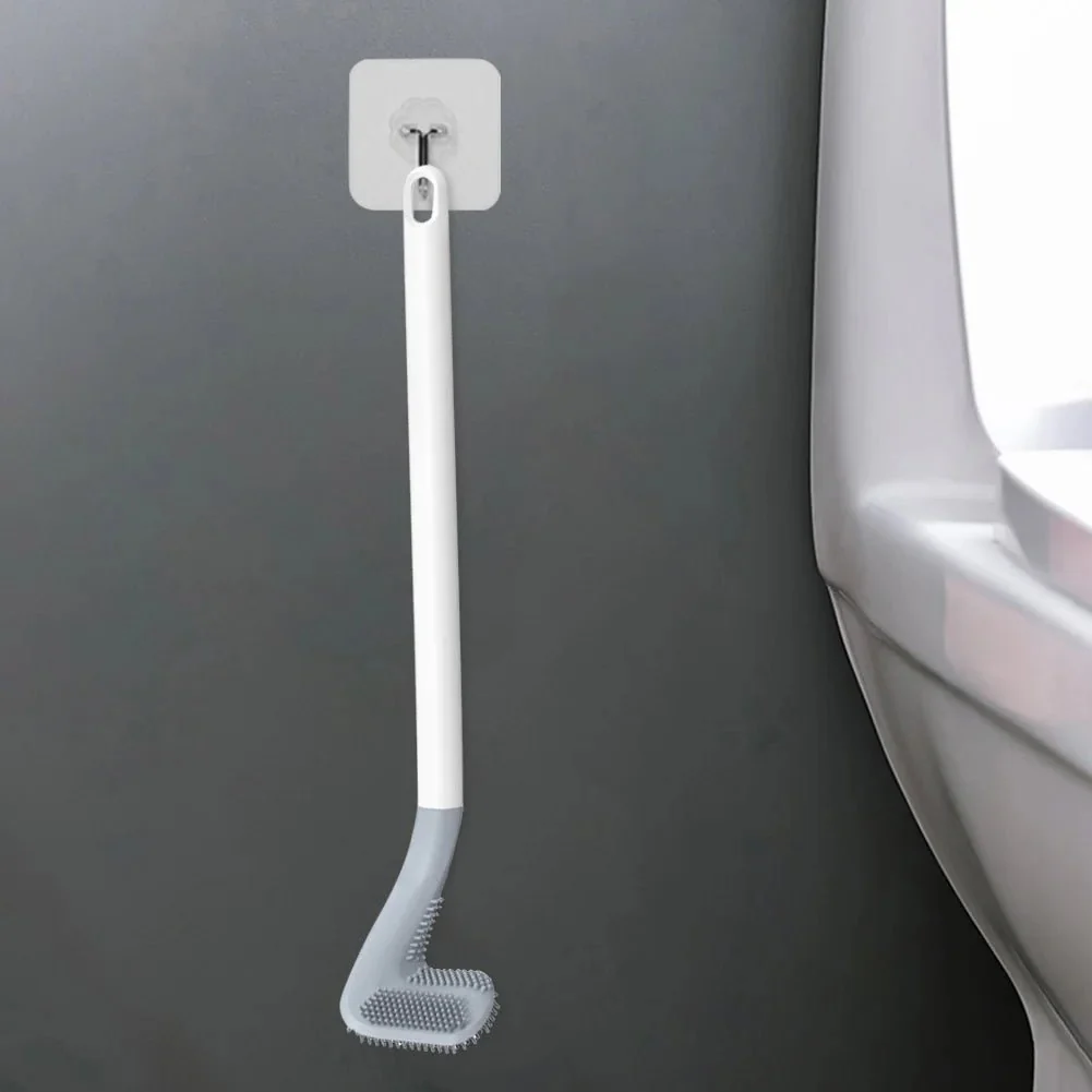 Toilet Brush | Golf Brush Head | Long Handle & Ergonomic Grip | Hygienic Holder - Image 7