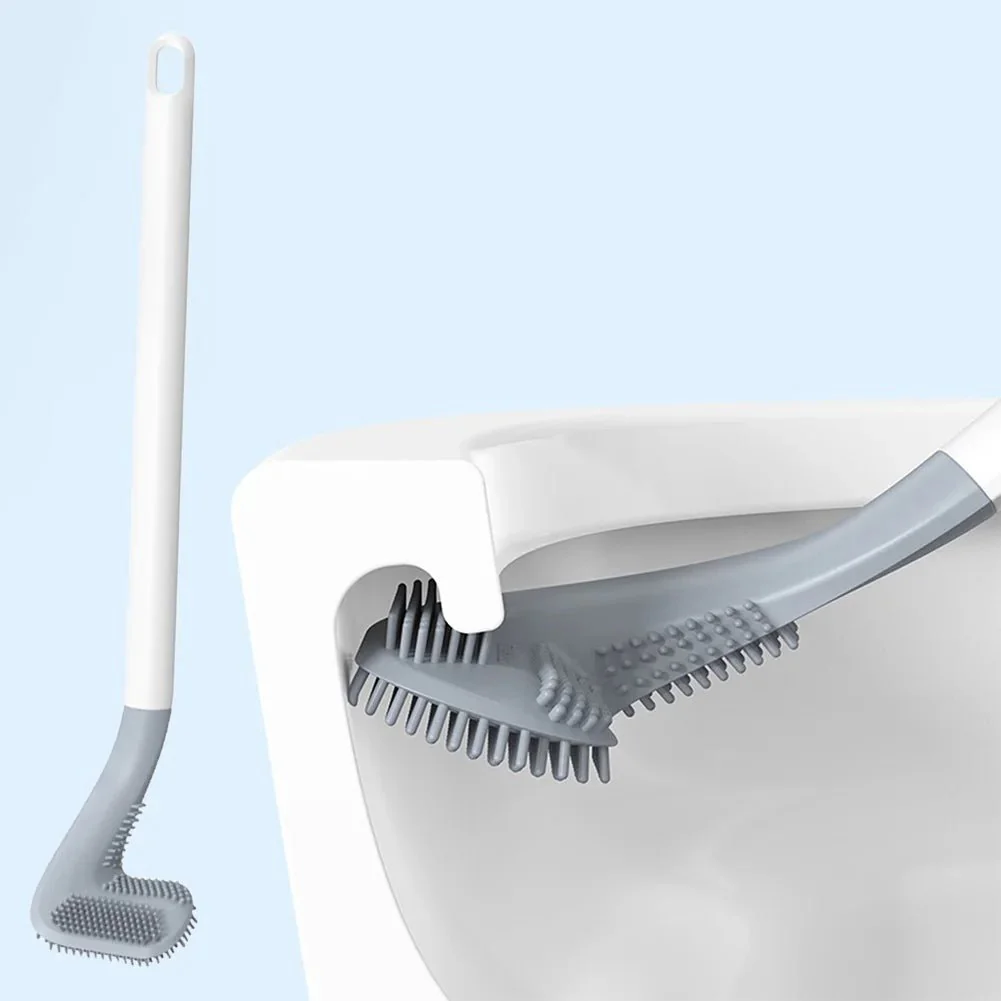 Toilet Brush | Golf Brush Head | Long Handle & Ergonomic Grip | Hygienic Holder - Image 8
