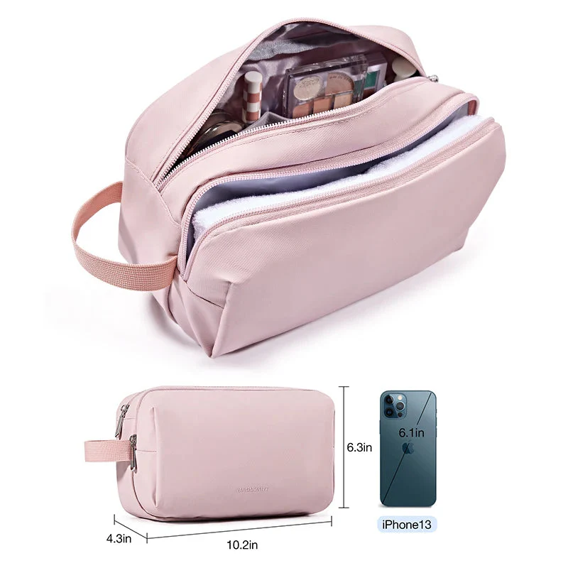 Toiletry Bag, Unisex | Water-Repellent Oxford, Lightweight | Multiple Compartments, S/M/L - Image 12