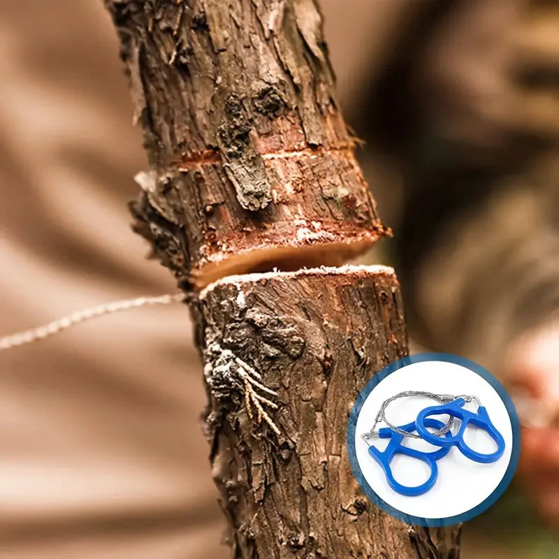 TrailCut - Ultralight Wire Saw for Effortless Cutting of Branches Outdoors