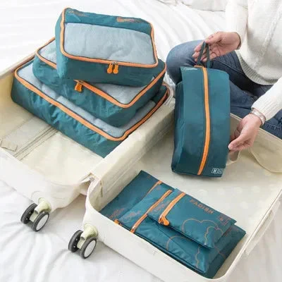 Travel Organizer Set 7-Piece | Lightweight & Space-Saving | Water-Repellent Polyester - Image 6