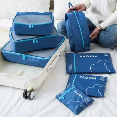 Travel Organizer Set 7-Piece | Lightweight & Space-Saving | Water-Repellent Polyester - Image 7